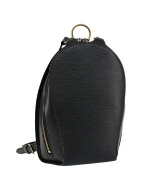 LOUIS VUITTON Epi Mabillon Backpack Black M52232